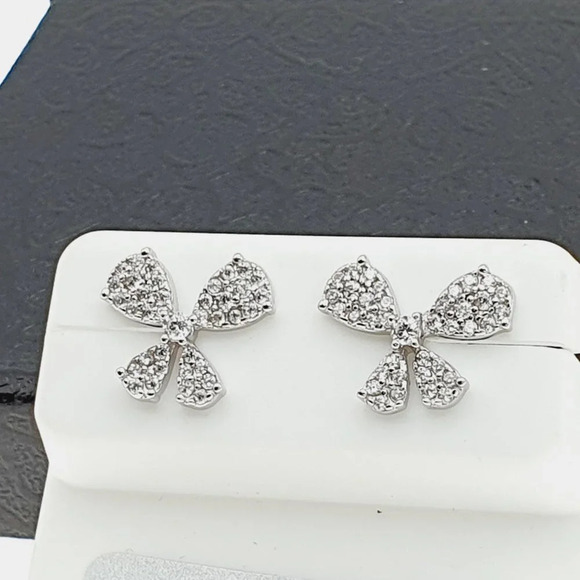 925 sterling silver luxury CZ earrings for women/girls, Best RJUS2141 - Picture 7 of 11